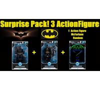 Batman 1989 Keaton + Batman Begins + Surprise Box 3 Action Figure Pack 18cm McFa