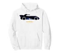 Batman (1989) The Batmobile Drawing Felpa con Cappuccio