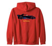 Batman (1989) The Batmobile Drawing Felpa con Cappuccio