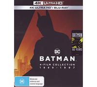 Batman 4-Film Collection 4K UHD Blu-ray / Blu-ray | NON-USA Format | Region B Import - Australia