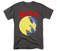Batman 75° Anniversario Detective DC Comics T-Shirt Uomo Grigio 100% Cotone