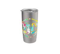 Batman 80's Bat Logo Bicchiere termico in acciaio inox doppia parete