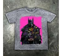 Batman '89 Maglietta Da Uomo Michael Keaton Halloween Arkham Gotham Joker Quinn