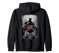 Batman Absolute Grey Silhouette Felpa con Cappuccio