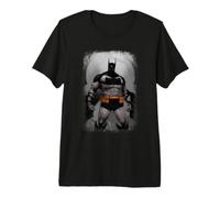 Batman Absolute Grey Silhouette Maglietta Premium