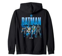 Batman Across The Years Line Up Felpa con Cappuccio