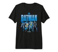 Batman Across The Years Line Up Maglietta Premium