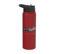 Batman: Arkham City Logo Stainless Steel Insulated Water Bottle