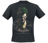Batman Arkham Origins - Joker Face T-Shirt Nero M