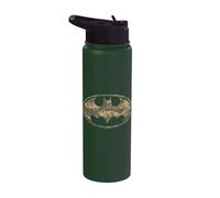 Batman Army Camo Shield Stainless Steel Insulated Water Bottle