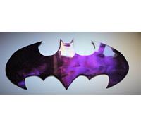 Batman Arte Da Parete IN Metallo - Viola - 14 1/10.2cm x 17.8cm