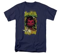 Batman Bat Killers T-Shirt Uomo DC Comics In Cotone 100% Navy Manica Corta S-2XL