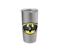 Batman Bat Mech Logo Bicchiere termico in acciaio inox doppia parete