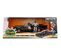 Batman BATMOBILE Modello AUTO con Figure CLASSIC SERIE TV 1/24 DieCast JADA
