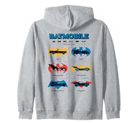 Batman Batmobiles Through The Years Logos Felpa con Cappuccio