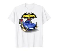 Batman Batwheels Bam And Logo Maglietta, Uomo, Bianco, L
