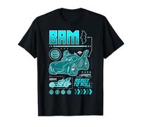 Batman Batwheels BAM Schematic Maglietta