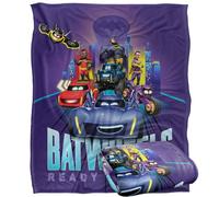 BATMAN BATWHEELS Silky Touch Super Soft Throw Blanket 152 x 127 cm