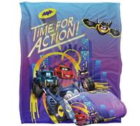 BATMAN BATWHEELS Silky Touch Super Soft Throw Blanket 152 x 127 cm