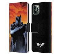 BATMAN BEGINS GRAFICA CUSTODIA COVER A PORTAFOGLIO PER APPLE iPHONE TELEFONI
