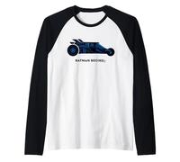 Batman Begins The Batmobile Drawing Maglia con Maniche Raglan
