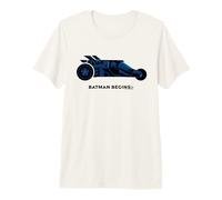 Batman Begins The Batmobile Drawing Maglietta Premium
