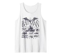 Batman Big Logo Batmobiles Canotta