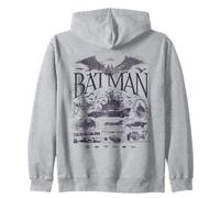 Batman Big Logo Batmobiles Felpa con Cappuccio