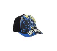 BATMAN Cappello da Baseball per Bambini e Ragazzi, Visiera con Grafica, Blu e Nero (IT, Numero, 52, Nero)