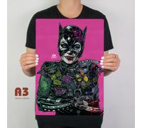 Batman Catwoman 89 Metallo Poster 80s Man Cave Arkham Asylum Joker Gotham