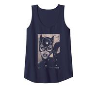 Batman Catwoman Comic Cover 85th Anniversary Canotta, Donna, Navy, XXL