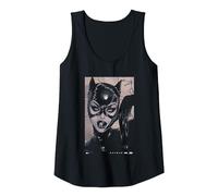 Batman Catwoman Comic Cover 85th Anniversary Canotta, Donna, Nero, XL