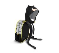 Batman Chibi-Zaino con Cappuccio Hood, Grigio, 26 x 31 cm, Capacità 8,5 L