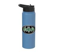 Batman Circuitry Shield Stainless Steel Insulated Water Bottle