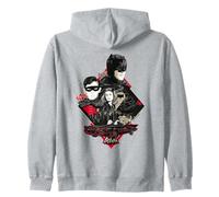 Batman Classic TV Series Illustrated Diamond Felpa con Cappuccio