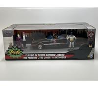 Batman Classico Serie TV Robin Pinguino Jocker's Personaggi Batmobile 1:24 Jada