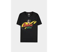 Batman Core Maya bay-Camicia Classica a Maniche Corte Camicetta, Le Noir, Taglia Unica Bimba