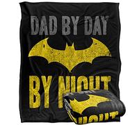 BATMAN Dad By Day Coperta super morbida al tatto setoso - 152 x 127 cm