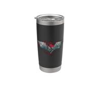 Batman Dark Knight Rises Split & Crack Logo Bicchiere termico in acciaio inox doppia parete
