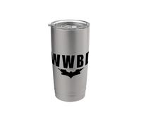 Batman Dark Knight WWBD Logo Bicchiere termico in acciaio inox doppia parete