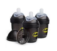 Batman DC Comics - Herobility Double Anti-Colic Baby Bottles - 5 fl oz/140ml - 3-pack