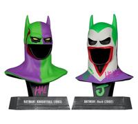 Batman DC Direct - Mini replica 1/3, confezione da 2 maschere Batman Hush & Knightfall (Jokerized) (Gold Label) 18 cm