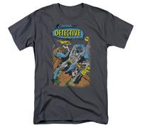 Batman Detective #487 T-Shirt Uomo In Cotone 100% Charcoal DC Comics