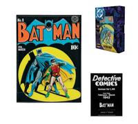 Batman Detective Comics # 9 Metal Collectible Lingot | Edizione limitata DC Comics Memorabilia | Copertina vintage in rilievo con dettagli smaltati | Licenza ufficiale Batman Fan Gift (5.000 in tutto
