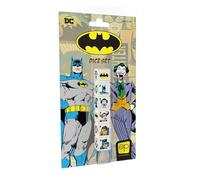 Batman Dice Set | Collectible d6 Dice Featuring DC Comic Characters - Batman; Joker; Two-Face; Harley Quinn; The Penguin; and the Bat Signal | Officially Licensed 6-sided Dice