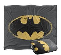 BATMAN Distressed Shield Coperta super morbida al tatto setoso - 152 x 127 cm