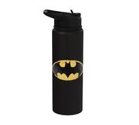 Batman Distressed Shield Stainless Steel Insulated Water Bottle