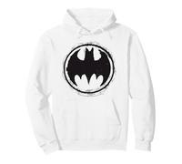 Batman Emblema Cerchio Logo Icona Cavaliere Oscuro Fandom Felpa con Cappuccio