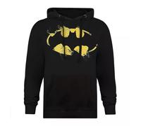 Batman Felpa con Cappuccio Effetto Dipinto Logo Uomo (TV239)