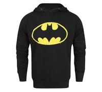Batman - Felpa ufficiale con logo effetto vissuto - Uomo (NS5018)